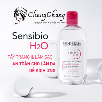 Hình ảnh minh họa củaNước Tẩy Trang Bioderma Dành Cho Da Nhạy Cảm 500ml / Sensibio H2O