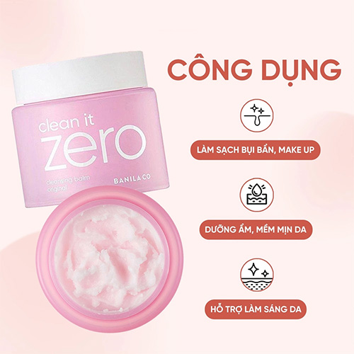 Hình ảnh minh họa củaSáp Tẩy Trang Banila Co Original Cho Mọi Loại Da 100ml Clean it Zero Cleansing Balm #Original  