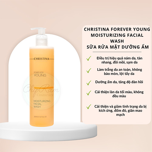 Hình ảnh minh họa củaSữa Rửa Mặt Christina Forever Young Moisturizing Facial Wash 300ml