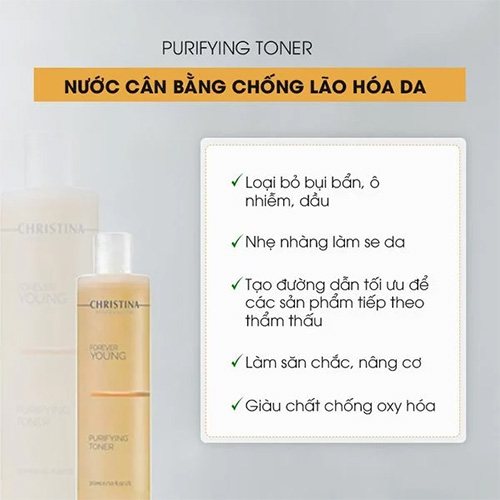 Hình ảnh minh họa củaToner chống lão hóa Christina Forever Young Purifying Toner