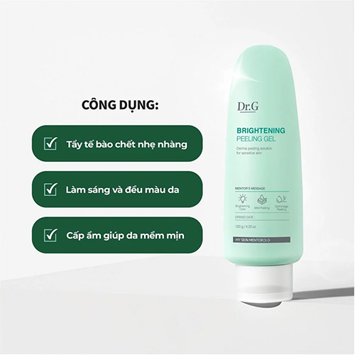 Hình ảnh minh họa củaTẩy Da Chết Dạng Gel Dr.G Brightening Peeling Gel