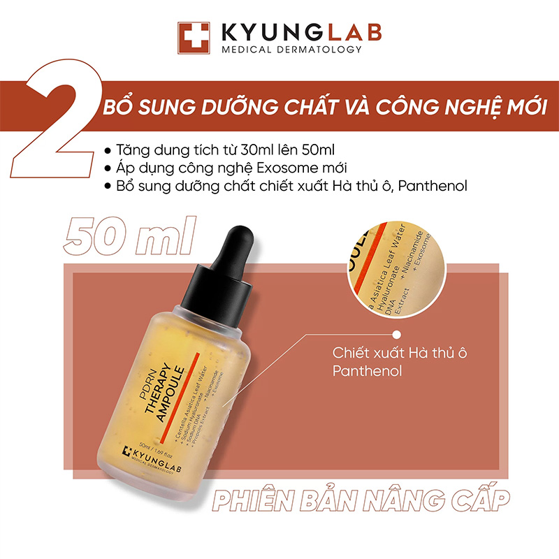 Hình ảnh minh họa củaKyung Lab Tinh chất Phục Hồi PDRN Therapy Ampoule 50ml