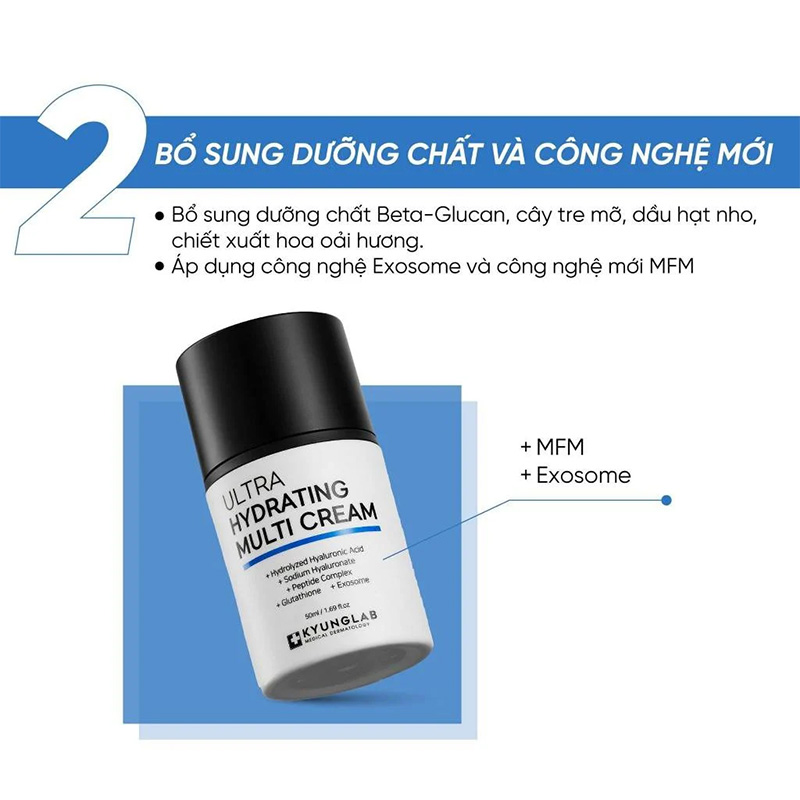 Hình ảnh minh họa củaKyung Lab Kem dưỡng phục hồi Ultra Hydrating Multi Cream 50ml