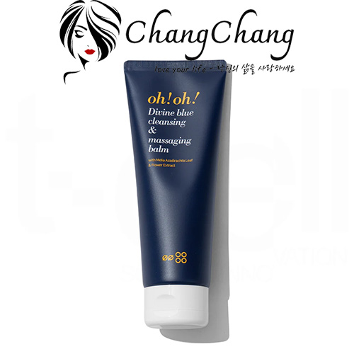 Sáp Tẩy Trang Làm Sạch Sâu, Trẻ Hóa Da oh!oh! Divine Blue Cleansing & Massaging Balm (with Melia Azadirachta Leaf & Flower Extract) (150ml)