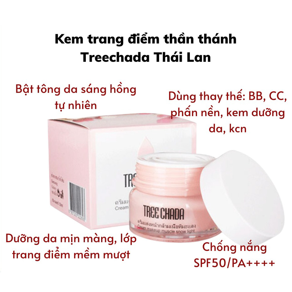 Hình ảnh minh họa củaKem Dưỡng Da Make Up Tree Chada 50ml Thái Lan