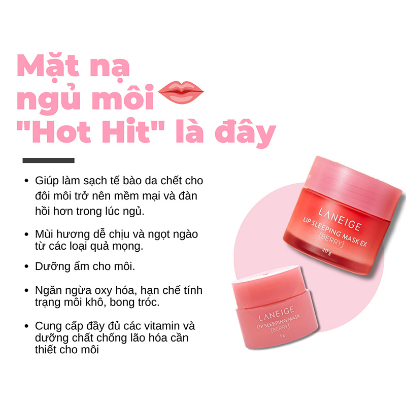 Hình ảnh minh họa củaDưỡng Môi Laneige Lip Sleeping Mask EX 20g