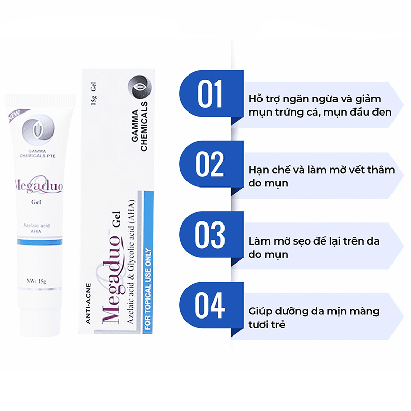 Hình ảnh minh họa củaGel Trị Mụn, Làm Mờ Thâm Mụn Megaduo Anti-Acne Gel