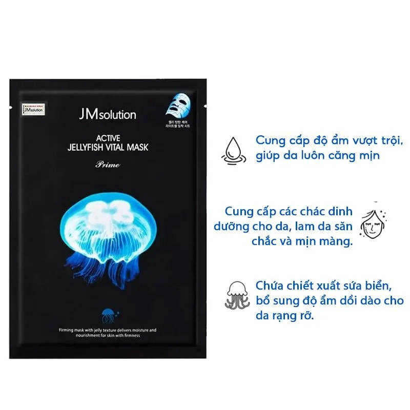 Hình ảnh minh họa củaMặt Nạ JM Solution Mask Sứa Xanh