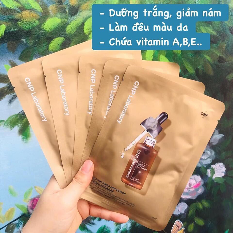 Hình ảnh minh họa củaMặt Nạ CNP Laboratory Ampule Mask Nâu