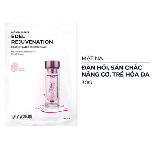 Hình ảnh minh họa củaMặt Nạ Wonjin Effect Concentrated Essence Mask Edel Rejuvenation (Hồng)