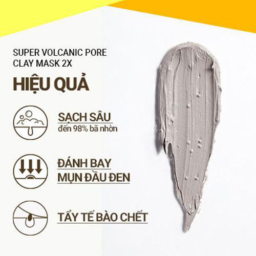 Hình ảnh minh họa củaSiêu mặt nạ đất sét đá tro núi lửa INNISFREE Super Volcanic Pore Clay Mask