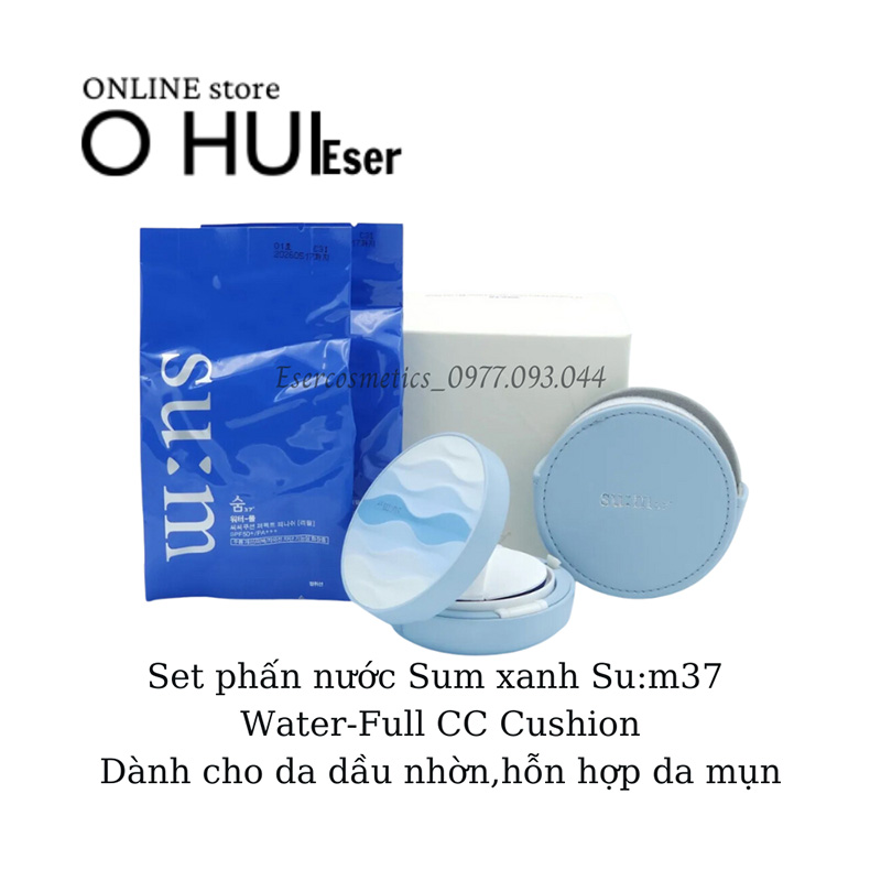 Hình ảnh minh họa củaPhấn nước Cushion Sum37 Water-full CC Cushion Perfect Finish Special (Set tặng 1 lõi 1 phấn mắt)