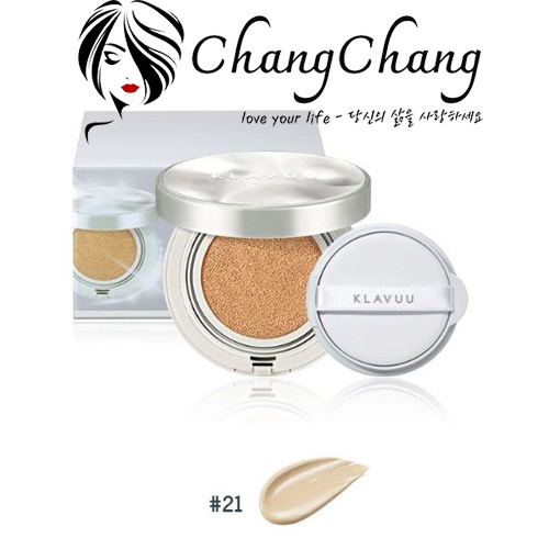 Hình ảnh minh họa củaPhấn Nước Cushion Klavuu Urban Pearlsation High Coverage Tension Xám - Tone 21