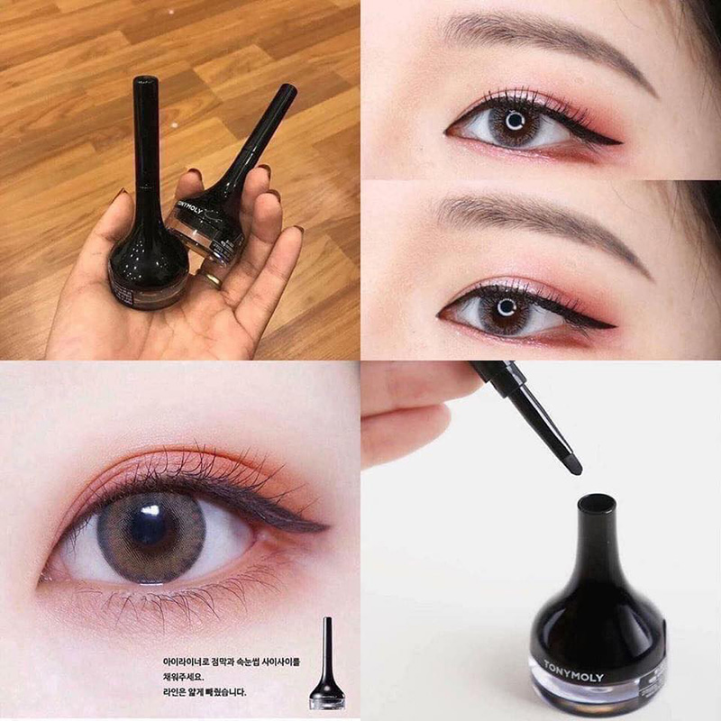 Hình ảnh minh họa củaGel Kẻ Mắt Tony Moly Backstage Eyeliner 4G - 02 Black - Màu nầu