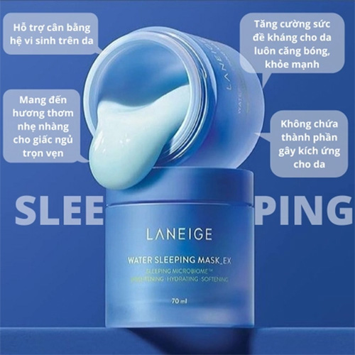 Hình ảnh minh họa củaMặt Nạ Ngủ Dưỡng Ẩm Laneige Water Sleeping Mask EX 70ml