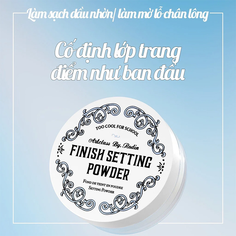 Hình ảnh minh họa củaPhấn Phủ Bột Too Cool For School Artclass By Rodin Finish Setting Powder