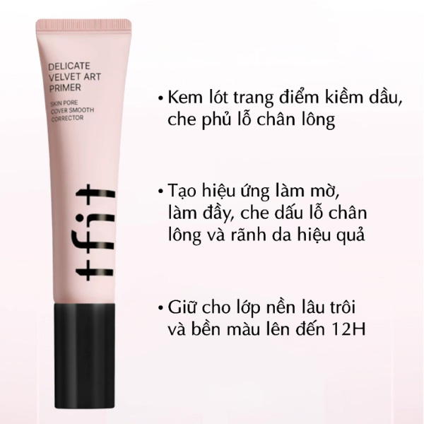 Hình ảnh minh họa củaKem Lót Hồng TFIT Delicate Silk Veil Art Primer