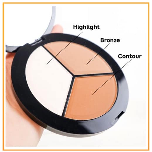 Hình ảnh minh họa củaTạo Khối City Color Contouring Palette 3 Ô Hộp Tròn