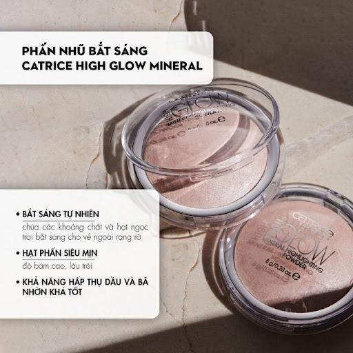 Hình ảnh minh họa củaPhấn Bắt Sáng Catrice High Glow Mineral Highlighting Powder 8g