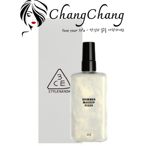 Xịt Khóa Nền 3CE Shimmer Makeup Fixer 100ml (Có Nhũ)