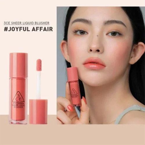 Hình ảnh minh họa củaMá Hồng Kem 3Ce Sheer Liquid Blusher Joyful Affair