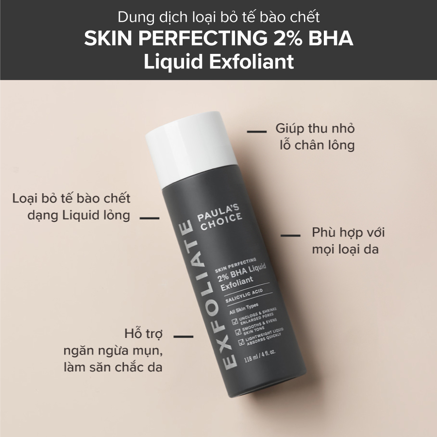 Hình ảnh minh họa củaPaula's Choice Skin Perfecting 2% BHA Liquid Exfoliant 30ml