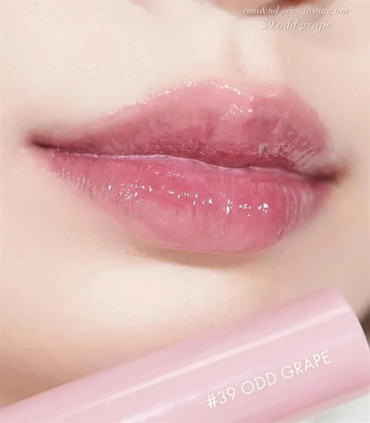 Hình ảnh minh họa củaSon Tint Bóng Romand Juicy Lasting Tint #39 ODD GRAPE