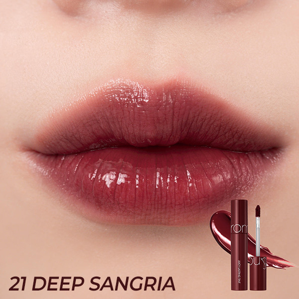 Hình ảnh minh họa củaSon Tint Bóng Romand Juicy Lasting Tint #21 DEEP SANGRIA