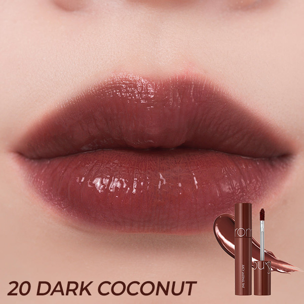 Hình ảnh minh họa củaSon Tint Bóng Romand Juicy Lasting Tint #20 DARK COCONUT