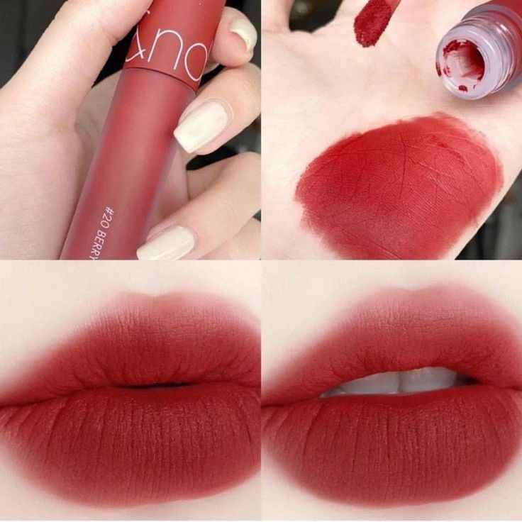 Hình ảnh minh họa củaSon Kem Lì Cực Nhẹ Môi Romand Zero Velvet Tint #20 BERRY KNIT