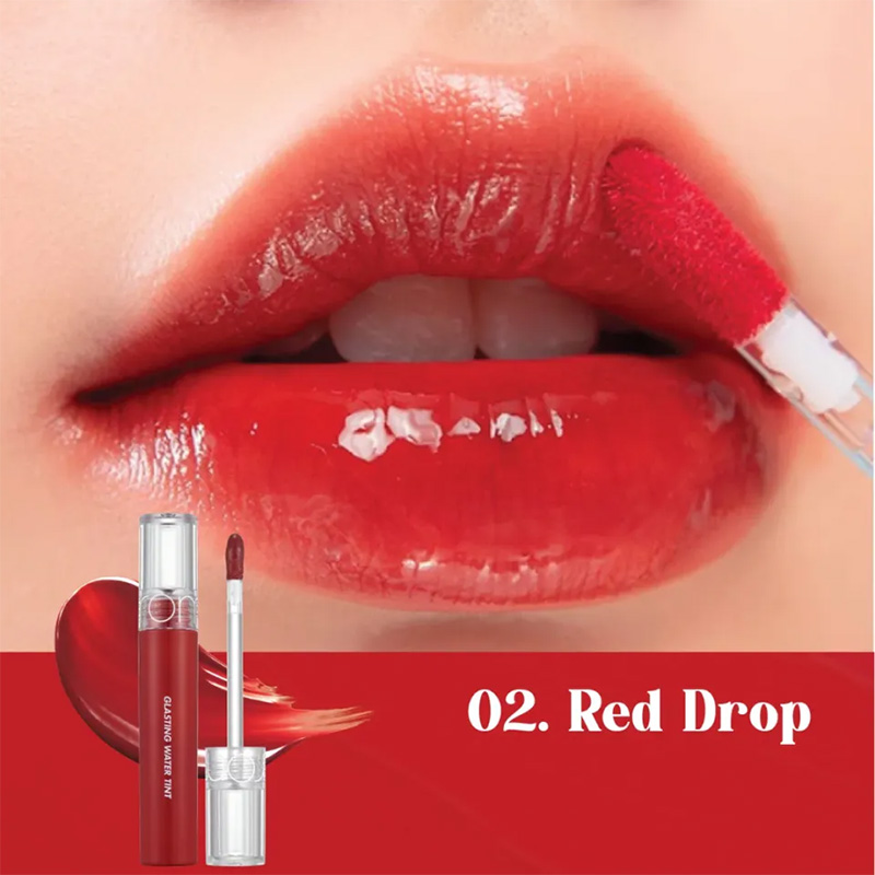 Hình ảnh minh họa củaSon Bóng Romand Glasting Water Tint #02 Red Drop