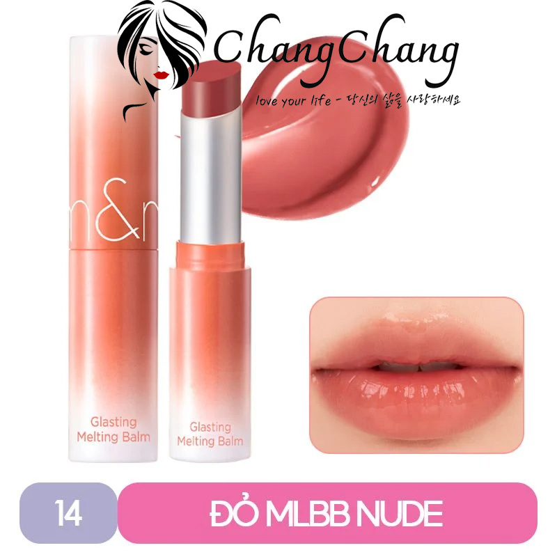 Son Dưỡng Romand Glasting Melting Balm Có Màu Thuần Chay #14 Dear Apple