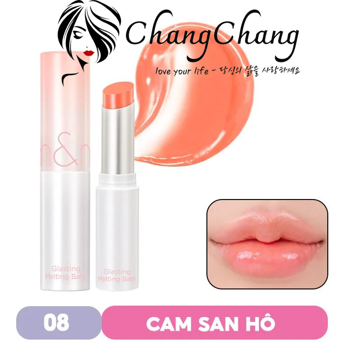 Son Dưỡng Romand Glasting Melting Balm Có Màu Thuần Chay #08 Coralia