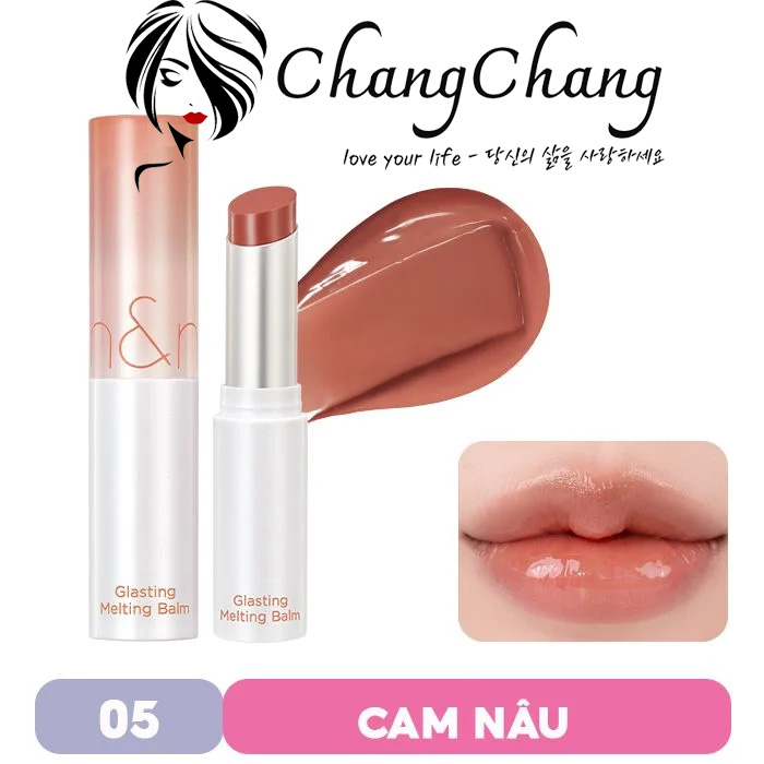 Son Dưỡng Romand Glasting Melting Balm Có Màu Thuần Chay #05 Nougat Sand