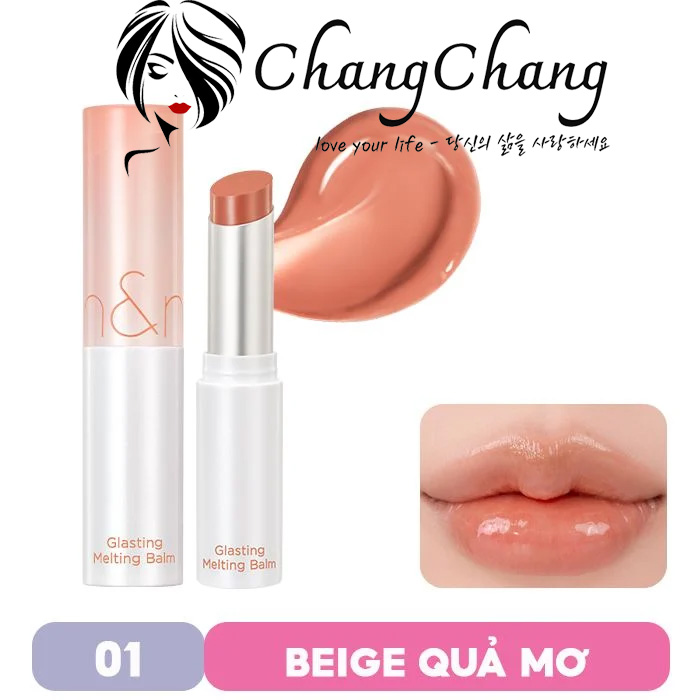 Son Dưỡng Romand Glasting Melting Balm Có Màu Thuần Chay #01 Coco Nude