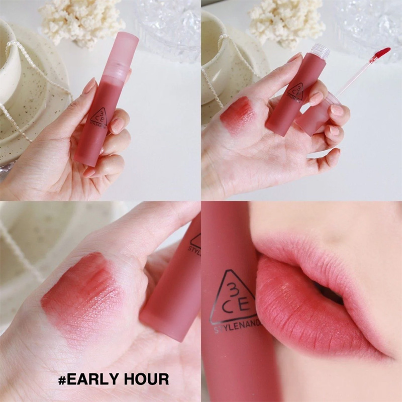 Hình ảnh minh họa củaSon Kem Lì 3CE Blur Water Tint Mềm Mượt Môi - #Early Hour