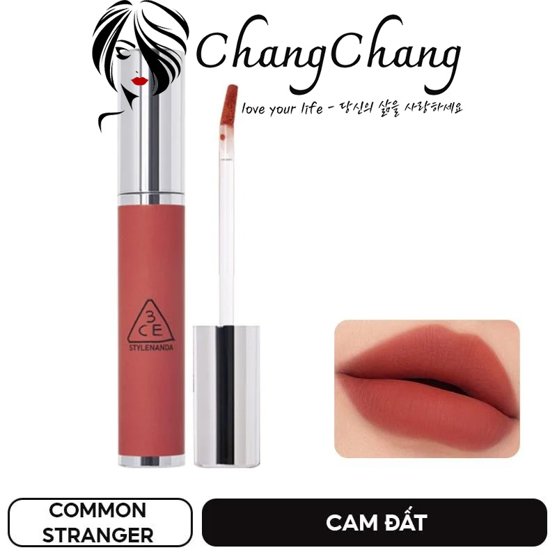 Son Kem Lì 3CE Hazy Lip Clay Mịn Mượt Môi - #COMMON STRANGER