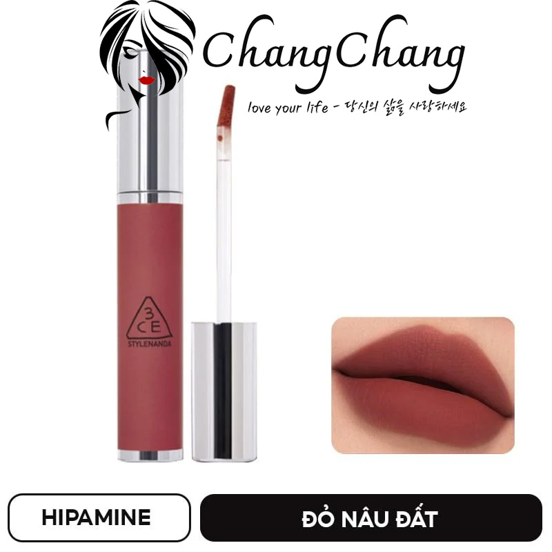 Son Kem Lì 3CE Hazy Lip Clay Mịn Mượt Môi - #HIPAMINE