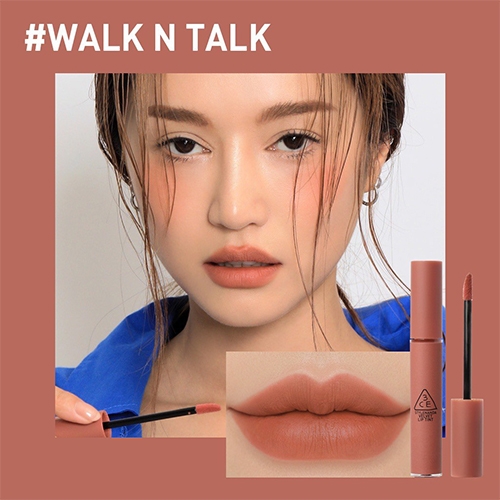 Hình ảnh minh họa củaSon Kem Lì 3CE Velvet Lip Tint - #Walk N Talk