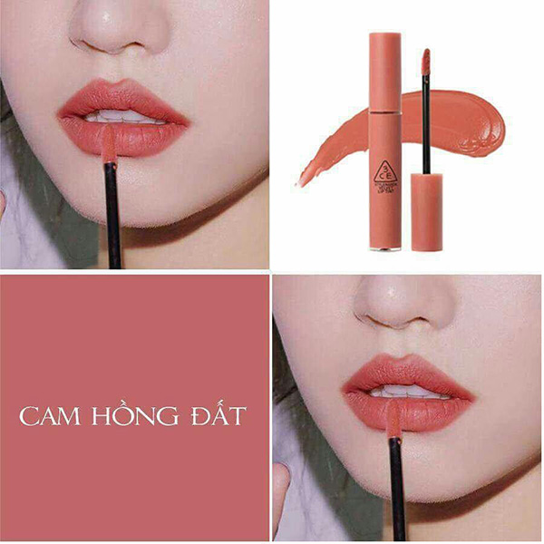 Hình ảnh minh họa củaSon Kem Lì 3CE Velvet Lip Tint - #Going Right