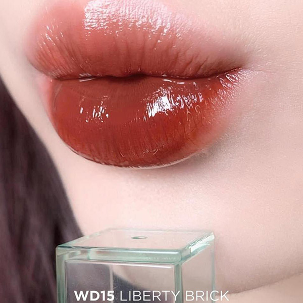 Hình ảnh minh họa củaSon Tint Bóng Merzy The Watery Dew Tint #WD15 Liberty Brick