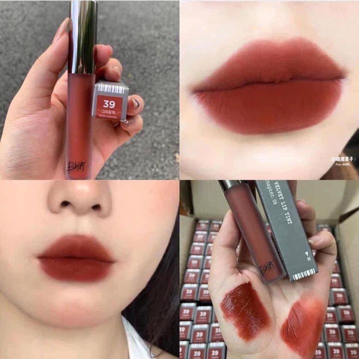 Hình ảnh minh họa củaSon Kem Lì BBIA Last Velvet Lip Tint - #39 Feign Longing