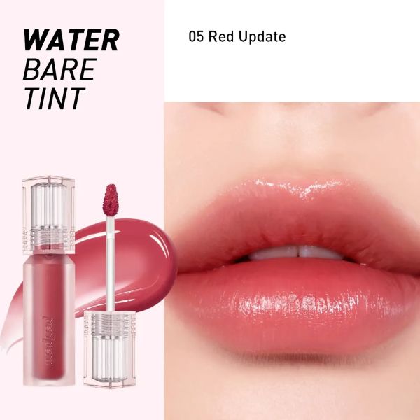 Hình ảnh minh họa củaSon Tint Peripera Bóng Nhẹ Water Bare Tint #005 Red Update