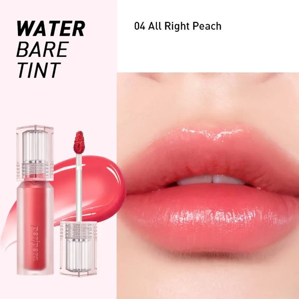 Hình ảnh minh họa củaSon Tint Peripera Bóng Nhẹ Water Bare Tint #004 All Right Peach