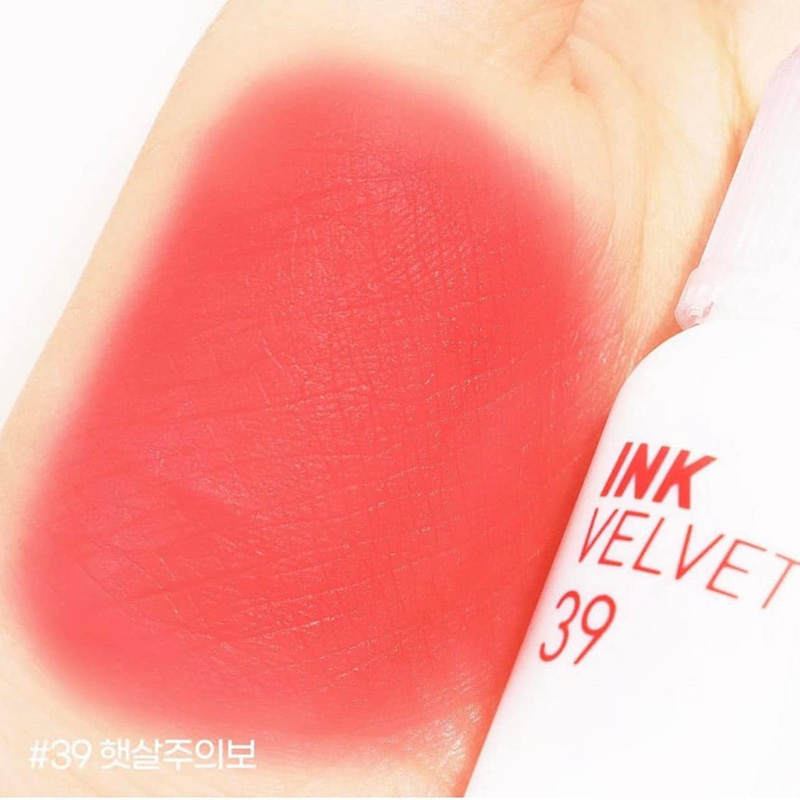 Hình ảnh minh họa củaSon Kem Peripera Ink Velvet #39 Sunny Orange