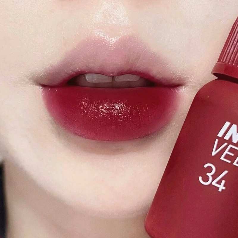 Hình ảnh minh họa củaSon Kem Peripera Ink Velvet #34 Smoky Red