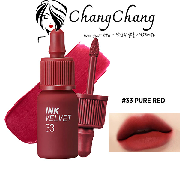 Son Kem Peripera Ink Velvet #33 Pure Red