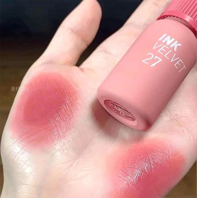 Hình ảnh minh họa củaSon Kem Peripera Ink Velvet #27 Strawberry Nude