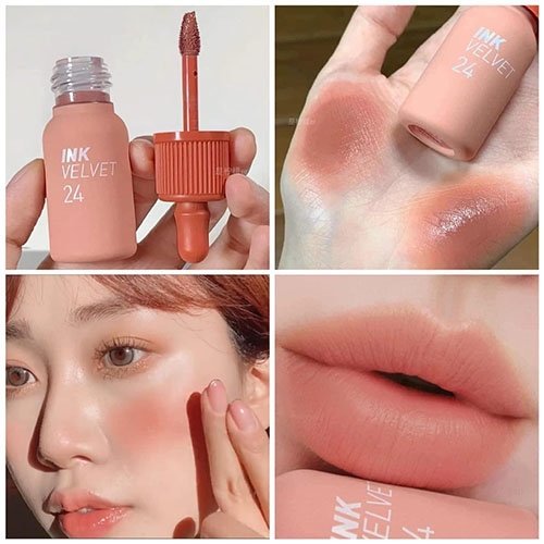 Hình ảnh minh họa củaSon Kem Peripera Ink Velvet #24 Milky Nude