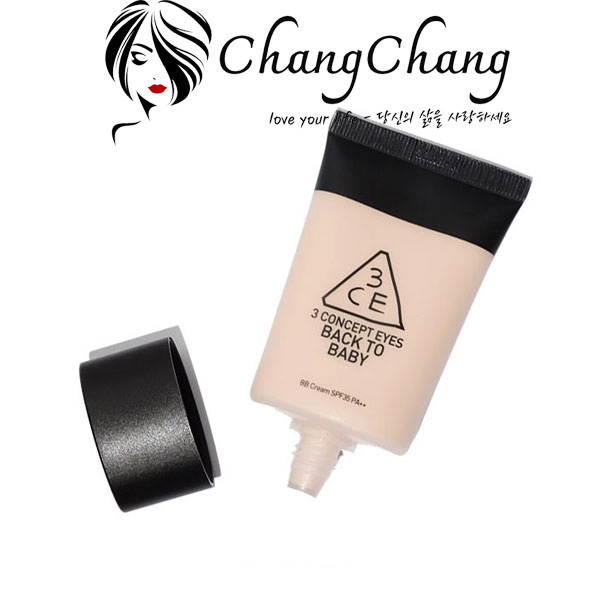 Kem Nền Chống Nắng 3CE Back To Baby BB Cream SPF35 PA++ 30ml